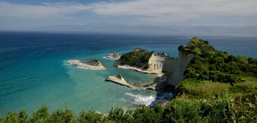 Blick auf die Traumbucht Kap Drastis bei Peroulades | Korfu