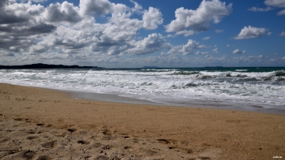 Hintergrundbild Korfu Strand Almiros